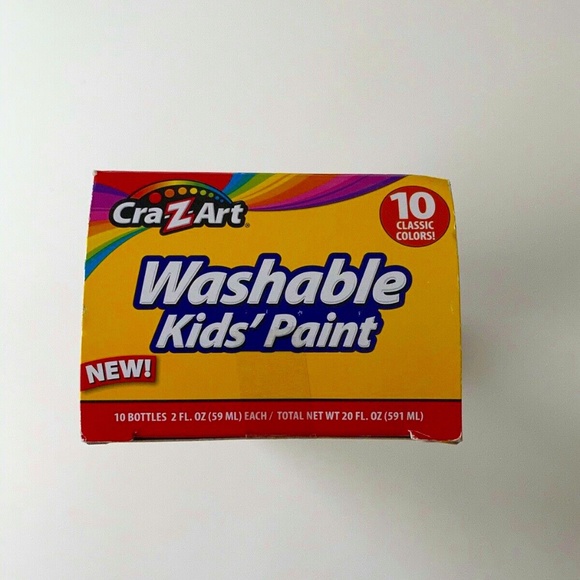 CraZArt Office Lot 2 Crazart Washable Kids Paint Colors New